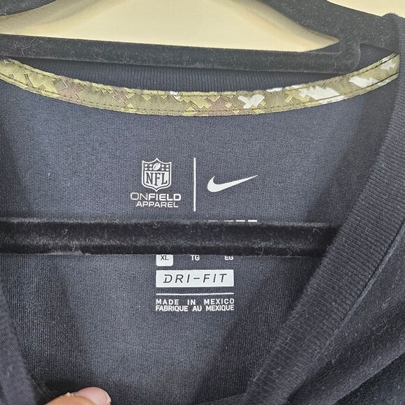 2020 ATLANTA FALCONS Nike Salute to Service Sideline Performance TShirt size xl - Picture 7 of 9